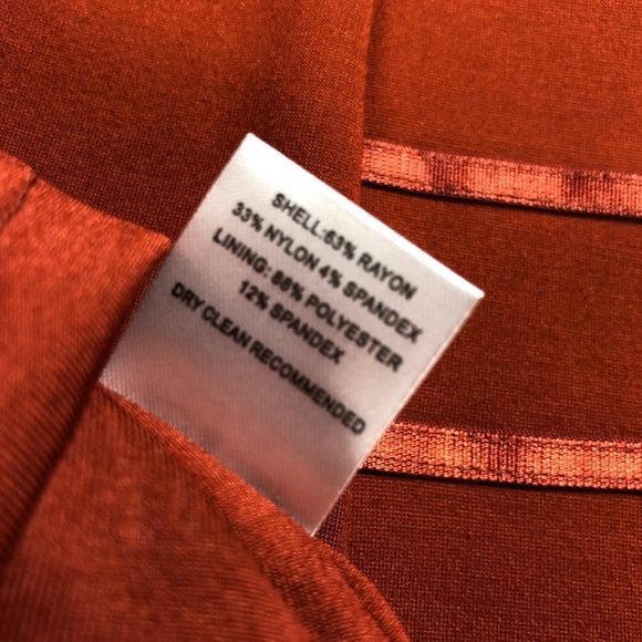 Ali & Jay Burnt Orange Fit-N-Flare Sheath Dress - Picture 4 of 6